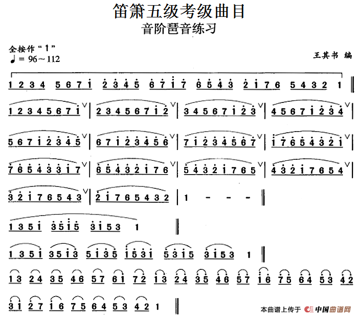 午夜福利专区在线视频 笛箫五级考级曲目：音阶琶音练习